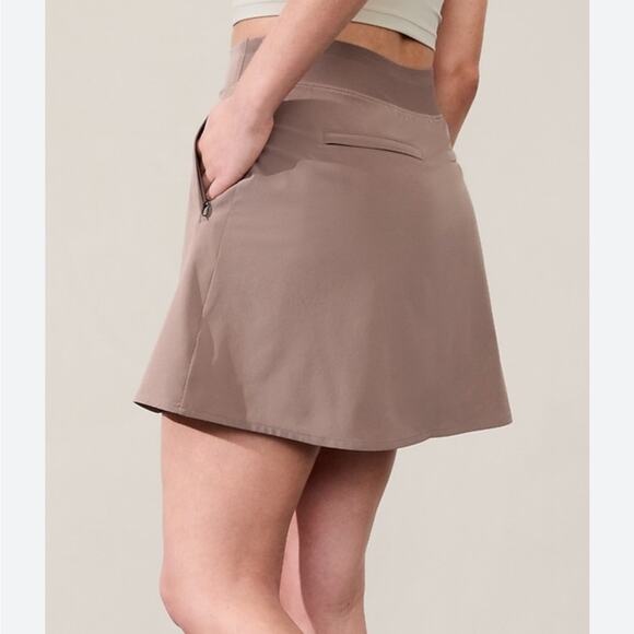 Athleta Brooklyn Heights High Rise Skort 16 Tan - Picture 1 of 6